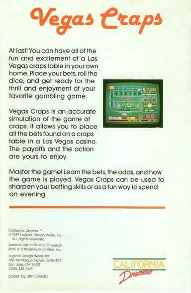 Image n° 1 - screenshots  : Vegas Craps